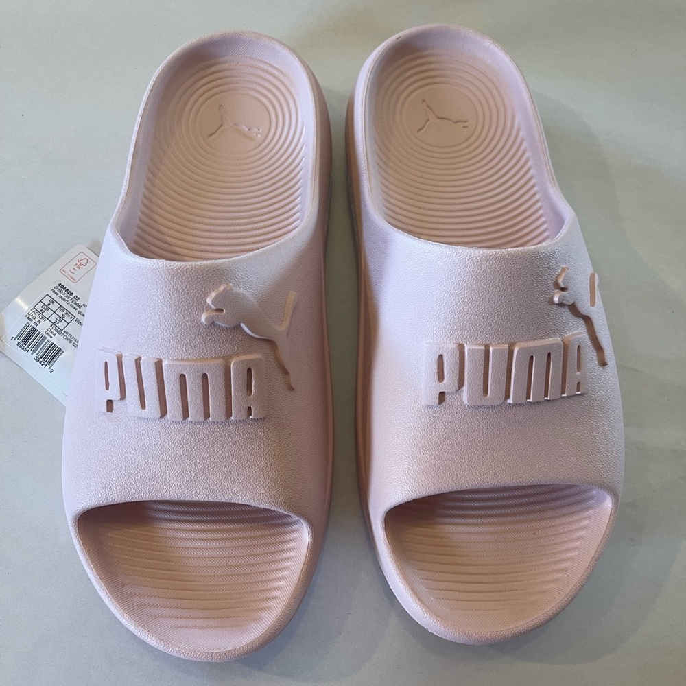 New Puma Shibusa Rose Quartz Casual Comfort Slip On Sandal Slide Women's Size 10